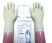 Natuurlijk Wit Chirurgisch de Handschoenenwegwerpproduct van het Kleuren Steriel Latex met Gerolde Rand leverancier