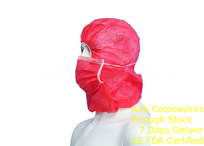 Niet absorberende Beschikbare Chirurgische Bonnetten In te ademen met Vrij Maskerlatex - leverancier