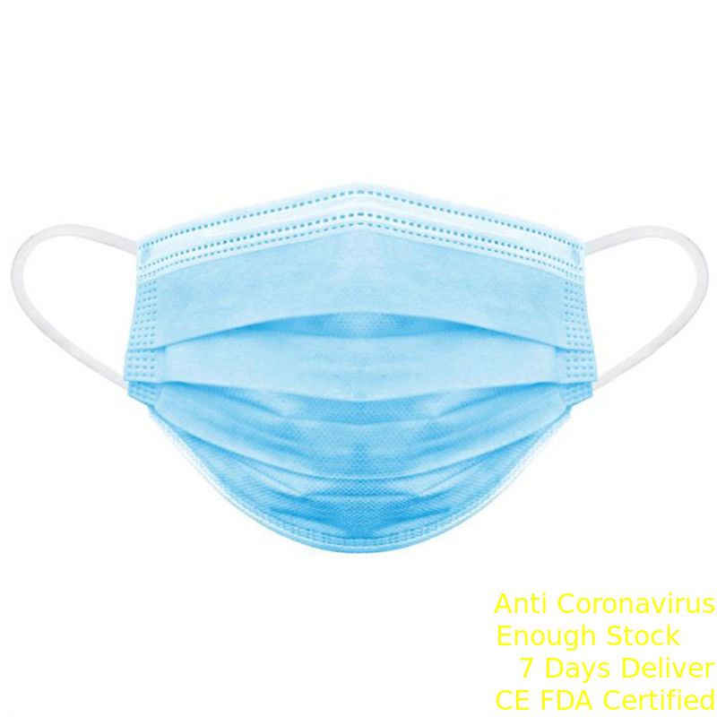 Het antibacteriële Beschikbare Masker van de Stofmond het niet Geweven Masker van het 3 Laaggezicht leverancier