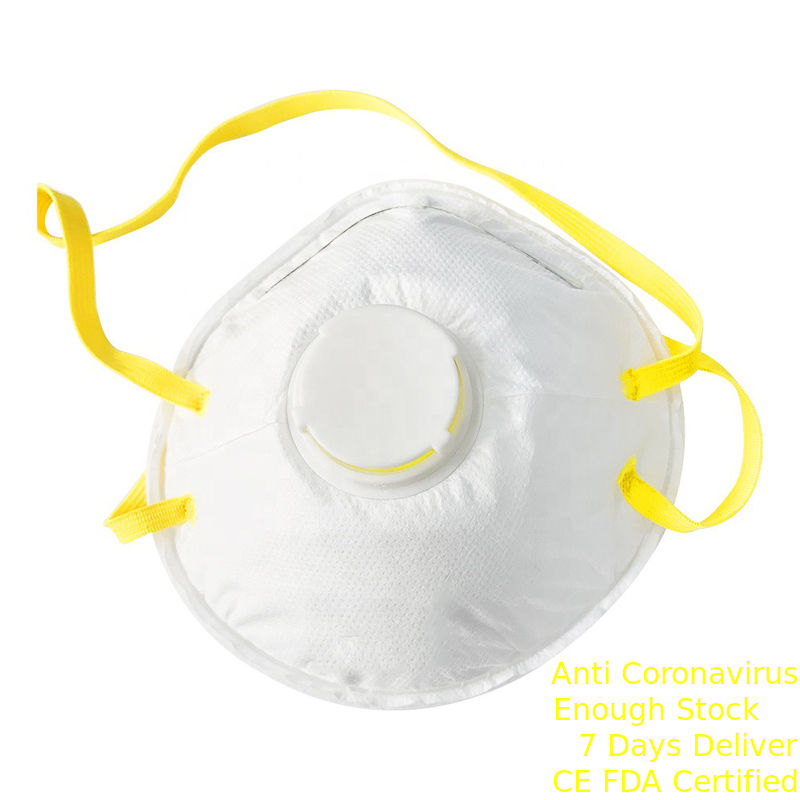 Earlooptype FFP2 Beschikbaar Masker, In te ademen Valved-Stofmasker leverancier