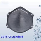 Het beschikbare FFP2-Ademhalingsapparaat van de Koolstoffilter, Masker van het 4 vouw het Beschikbare Stof leverancier